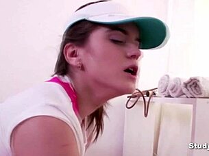 Teen tennis player, how about sucking my cock?