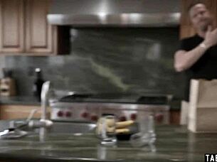 teen crushes on favorite in kitchen