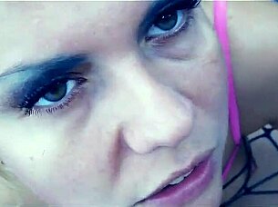 vicky's sucking that cock while getting fucked hard by the milf