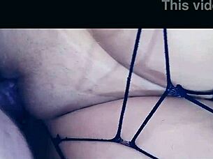 vicky's sucking that cock while getting fucked hard by the milf