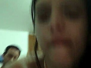 Amateur girl takes doggystyle and swallows cumshot