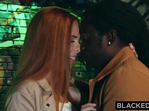 Red-hot Holly is thirsty for Freddy's BBC in cowgirl riding