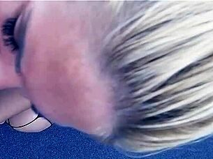 vicky's sucking that cock while getting fucked hard by the milf