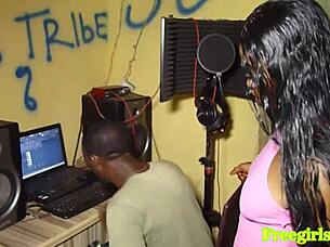 i first day went to the studio to produce my song i got fucked by superstar excellent irie