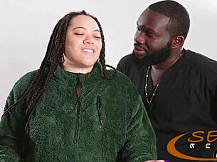 hey, red bone ebony teen titty worship with angel beads and semaj