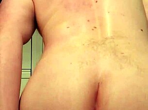 Can she handle the anal dildo fucking him?