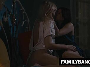 want to see step sisters shyla and kenna in orgasmic night?