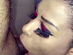 Feeling hot cum fill my ass outdoors