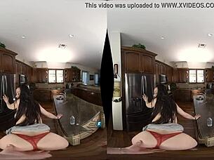 Jessica Jade prefers cock over hubby in MilfVR.