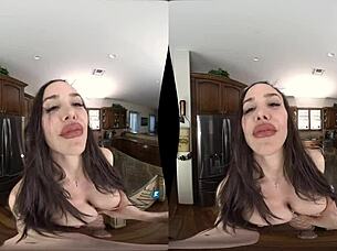 Jessica Jade prefers cock over hubby in MilfVR.