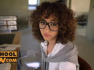 pov breaking in petite 18+ colombian pussy with geisha kyd