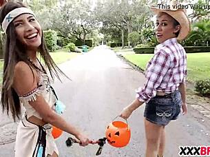 Her birthday surprise turned into a wild fuck fest.