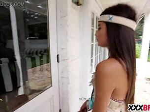 Her birthday surprise turned into a wild fuck fest.