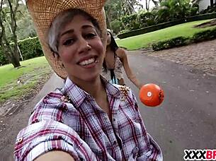 Her birthday surprise turned into a wild fuck fest.