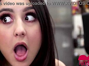 Cute blonde saying fuck my cummy pussy at audition