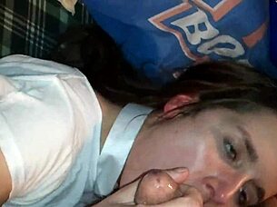 naughty girl gets fucked hard in detailed action