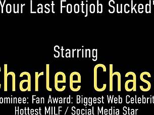 Charlee Chase Teaches Vicky Vixxx Intense Footjob Techniques
