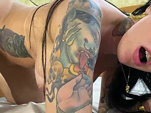 Does elisa sanches get creampied by that big black cock?