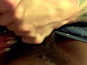 white cougar sucking big black cock late night