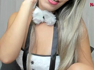 Punheta Guiada - Especial De Pascoa Coelhinha Quer Cenoura