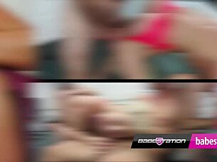 Watch Roxy Bardot tease her petite tattooed body in stockings?