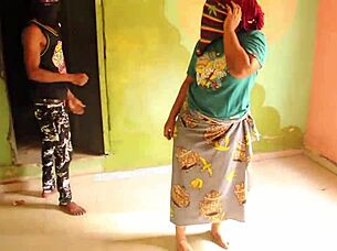 My neighbor's wife sweeps while I beg for sex 😏