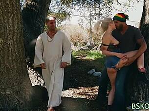 Lady Is Rubbing Her Warm Sissy Like Crazy With Spanking And Toys