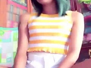 bigo live horny asian cameltoe pussy show