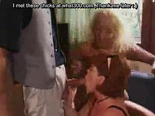 Step-Mom and Stepdaughter Dominated by Creepy Ghost