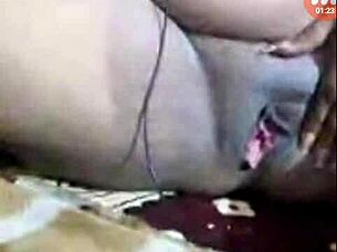 Indian wife chatting during anal massage