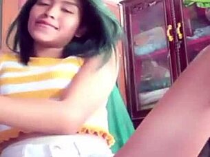 bigo live horny asian cameltoe pussy show