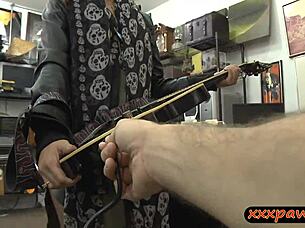 Tight Brunette Gets Pounded By Pawnshop Owner In Hidden Cam