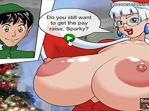 santa's elf fucks mrs. claus for xmas pay rise