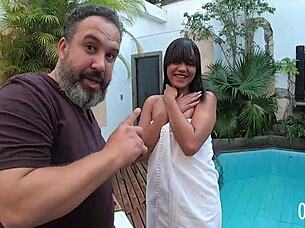 Bruna Lancaster Feels Intense Emotions During First Cock Instructions With Rob Carvalho And Binho Ted