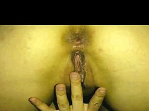 Hard doggystyle with wife's sister in pov close up