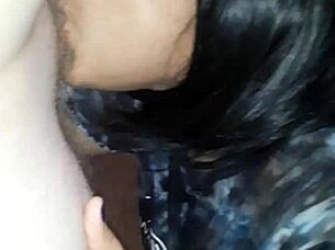 blind latina gagging on my schmeat deepthroat