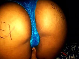 stepsister susy models blue lingerie turns slutty wild