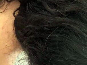 the old couple receives a guest for their swingers party