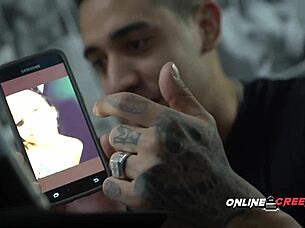 Busty babe gets tied up and roughly fucked on Tinder date