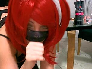 spectacular big ass in black dress gets customized attention