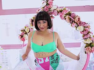 Brazilian Babe Orgasms From Wonderful View Of Her Big Ass And Pussy.