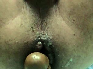 Hey, check out this dildo anal action