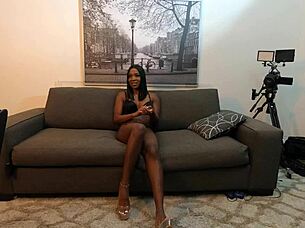 Post-Op Ladyboy Emi Toying Skirt Fingering Thai