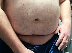 Horny amateur masturbates in silk boxers feeling intense pleasure