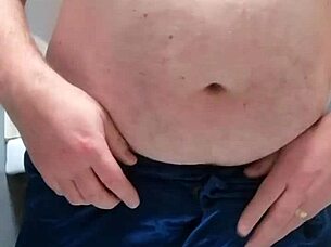 Horny amateur masturbates in silk boxers feeling intense pleasure