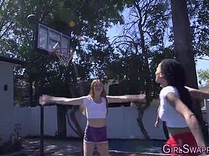 Teen 18+ Group Masturbation With Oral And Interracial 4some Taboo Fetish.