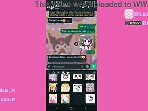 Anime girlfriend uses toys on cute teen's ass with friend watching