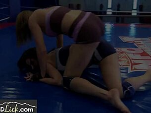 why not watch these european babes wrestle then finger each other?