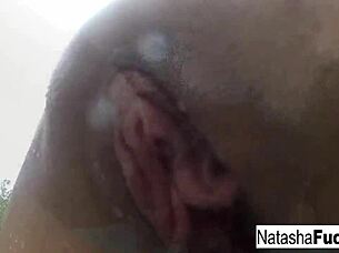 Natasha Nice Teases Her Tight, Wet Pussy, Begging for Fingers to Explore Her Depths