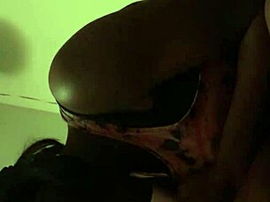 Ebony Woman Deepthroats Big Cock And Gets Cumshot